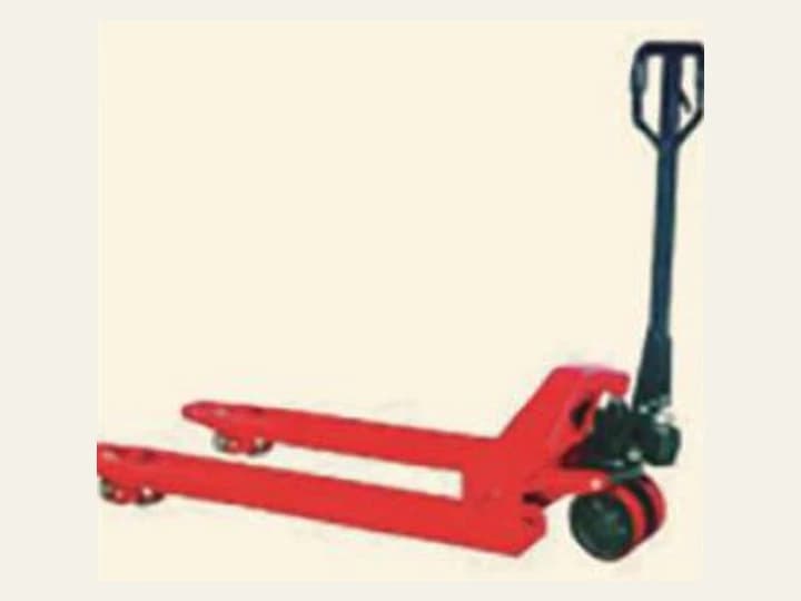 Super-loaded pallet truck as pictured in the supplied catalogue