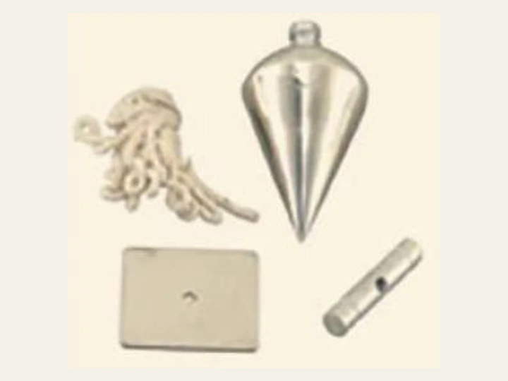 Plumb bob set as pictured in the supplied catalogue