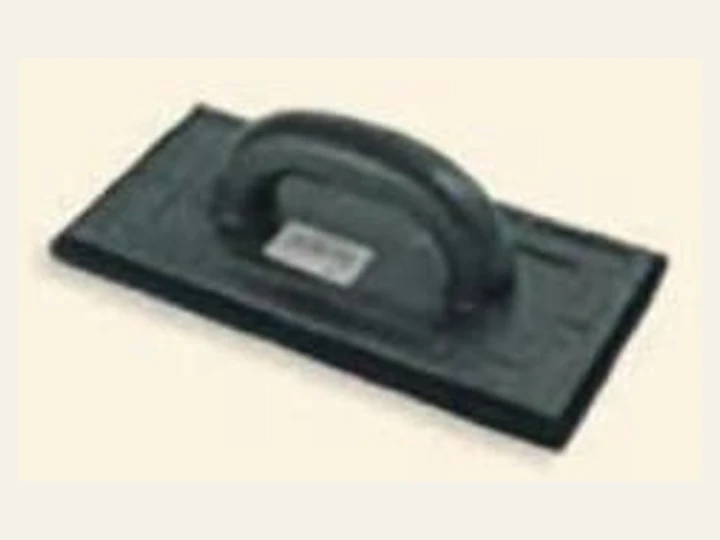 Black sponge trowel as pictured in the supplied catalogue