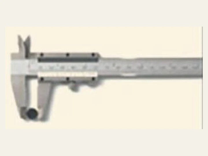 Vernier caliper as pictured in the supplied catalogue