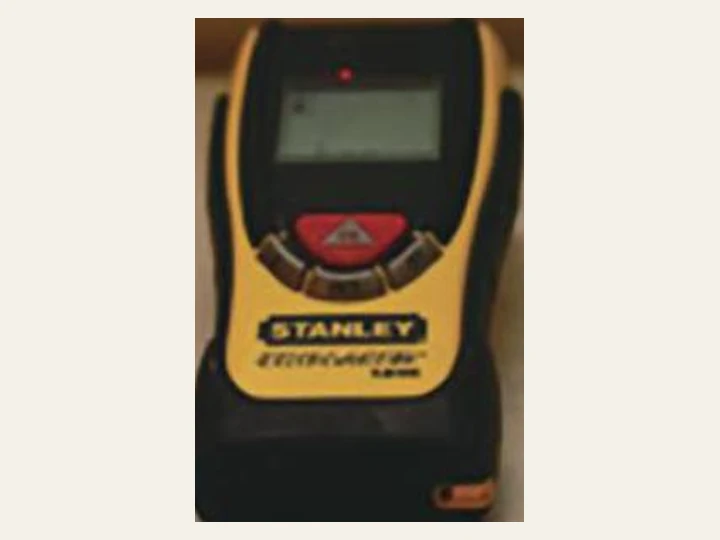 Laser meter — Stanley (catalogue listing) as pictured in the supplied catalogue