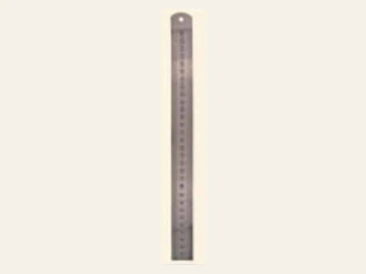 Steel rule as pictured in the supplied catalogue