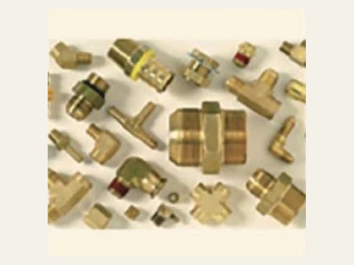 Brass fittings as pictured in the supplied catalogue