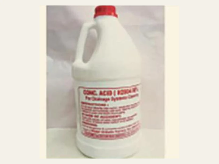 Acid cleaner (catalogue listing) as pictured in the supplied catalogue